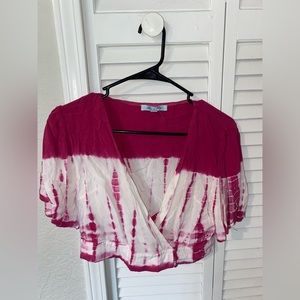Tie-dye crop top